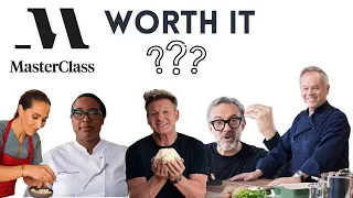 MASTERCLASS FOR COOKING - Gordon Ramsay  Wolfgang Puck Thomas Keller - Massimo Bottura WORTH IT?