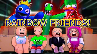 RAINBOW FRIENDS W/ BOBBY, BOSS BABY, JJ AND MASH| Roblox