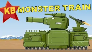 "Armored Train KV6" Cartoons about tanks