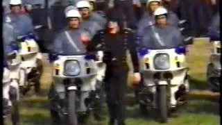 Michael Jackson with Romanian Police