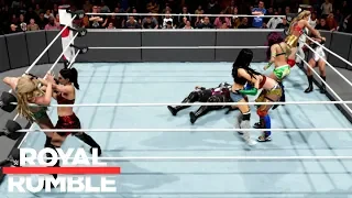 WWE 2K19 30-WOMAN ROYAL RUMBLE MATCH (2019)