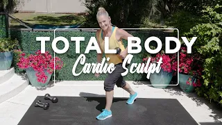 Total Body: Cardio Sculpt #totalbodyworkout #fitness #homeworkouts #exercise #dumbbellworkout