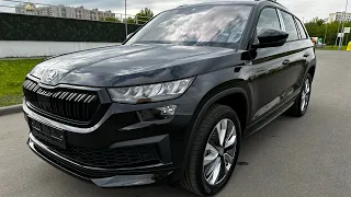 Обзор Skoda Kodiaq 2024 Sportline black