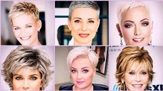 Latest Short Hairstyles And Haircuts For Older Women Above 40 | Pixie , Bob/Spiky Haircuts For Women