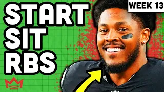 Week 13 Start Em Sit Em Running Backs Rankings | Fantasy Football 2022