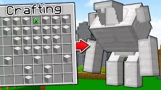 CRAFTING A NEW MINECRAFT GOLEM!!