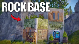 I built a hidden rock base...