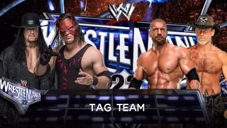 WWE Wrestlemania 2024 - Shawn Micheals & Triple H (DX) vs Kane & The Undertaker Full Match HD