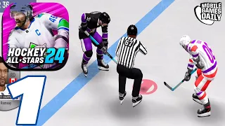 Hockey All Stars 24 Gameplay Walkthrough Part 1 (iOS, Android)