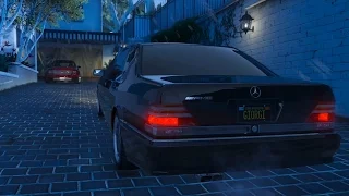 Mercedes-Benz W140 S70 V12 AMG - ILLEGAL Street Drift