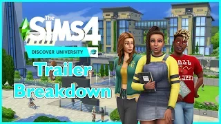 TRAILER BREAKDOWN: The Sims 4 Discover University 👩‍🎓