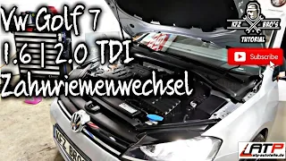 VW Golf VII (7) | 2.0 TDI EA288 |CRB| Zahnriemenwechsel | Anleitung | Drehmomentwerte | Timing Belt