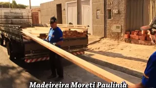 Madeireira Moreti entrega de madeiras