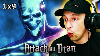 WHAT?!! Anime Newbie Reacts To Attack On Titan 1x9