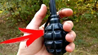 ☑️ТЕСТ И ОБЗОР ИМИТАЦИЙ ГРАНАТ ДЛЯ СТРАЙКБОЛА🔻Grenade F1|Граната Ф-1🔻БОМБОЧКА С НАЧИНКОЙ💥💣