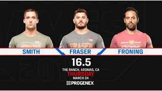 CrossFit Open 16.5 SMITH vs FRASER vs FRONING