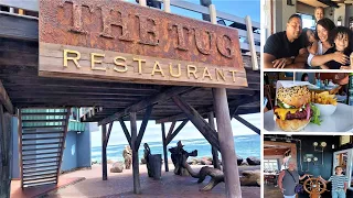 The Tug Restaurant Swakopmund Family Vlog English Mum of 3 Gorgeous Views Over the Atlantic