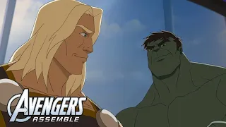 Thor y Hulk se quedan solos en la mansión de Los Vengadores - Avengers Assemble (Español latino)