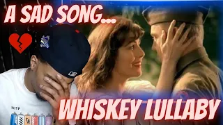 SUCH A SAD STORY! FIRST TIME HEARING BRAD PAISLEY - WHISKEY LULLABY (FT. ALISON KRAUSS) | REACTION