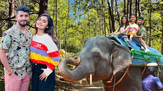 ಆನೆ ಸವಾರಿ in Munnar😍🐘 Madhugowda Vlogs  #madhugowda #nidhu