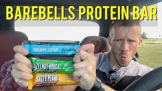 Barebells Protein Bar REVIEW | Plant Based Hazelnut Nougat & Salty Peanut | Creamy Crisp