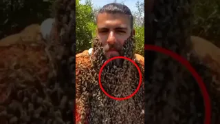 😘Mashallah 🥀A Man Covered With Thousands of Bees On His Body Shocked Everyone🥰