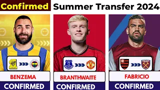 🚨 ALL CONFIRMED TRANSFER SUMMER 2024, 🤪 Zidane to United 🤯, Benzema to Fenabache 🔥, Fabricio to  ✅️
