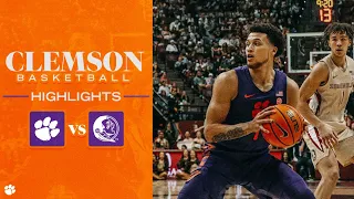 Clemson Men's Basketball || #24 Clemson Takes Down Florida State