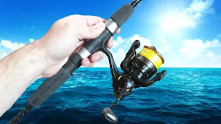 Punishing a Savage Gear SG8 Reel + Stealth 1DFR rod combo