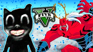 CARTOON CAT CAÇANDO o MONSTRO TRIGON no GTA 5 ! Caçadores de Lendas ( GTA V )