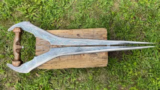 REAL Halo Energy Sword Build from old leaf spring