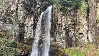 Самый высокий водопад Абхазии «Великан»