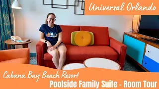 Cabana Bay Beach Resort - Exterior Entry Poolside Family Suite Room Tour - Universal Orlando