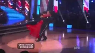 Chris Jericho & Cheryl Burke - Dancing with the Stars "Oh Beautiful for Spacious Skies"