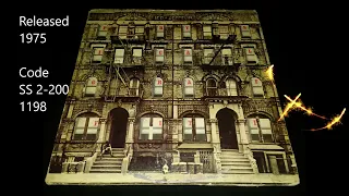 Led Zeppelin Physical Graffiti Vinyl SS-2-200-1198 1975