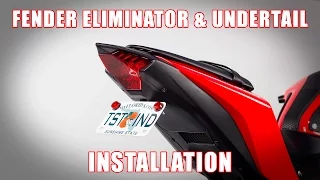 Part 1: How to install Fender Eliminator and Undertail on 2015+ Yamaha YZF-R3 by TST Industries