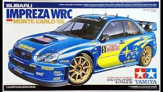 Subaru Impreza WRC Monte Carlo 2005 Solberg Tamiya 1/24 Full Video Build