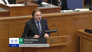 Riigikogu istung,  7. märts 2018