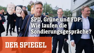 SPD, Grüne und FDP: Wie laufen die Sondierungsgespräche? - Livestream