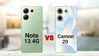 Redmi Note 13 vs Tecno Camon 20