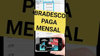 BANCÃO BRADESCO (BBDC3, BBDC4) PAGA DIVIDENDOS MENSAIS | SETOR BESST DO LUIZ BARSI FILHO #shorts