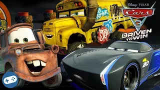 Cars 3 Driven to Win Mater VS Miss Fritter and Jackson Storm Gameplay PS4