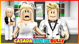 MI MADRE ME OBLIGA A CASARME CON MI BULLY 😭 Roblox Brookhaven rp Mini Pelicula (Historia de roblox)