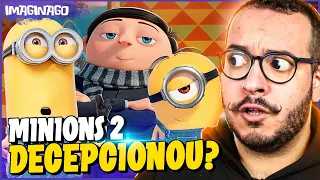 EU ASSISTI MINIONS 2: A ORIGEM DE GRU! É BOM?- SEM SPOILER!