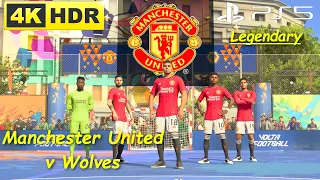 Let's make Man Utd win vs all Premier League teams (legendary level) #1: Wolves, Volta FC 24 4K PS5