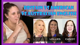 [REACTION] Britain Vs. American Vs. Australian English | Maggie Nicole |