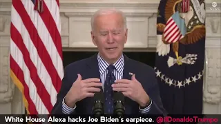 Alexa hacks Joe Biden's Earpiece