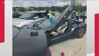 Dashcam video shows intense moment police take Atlanta-area rapper into custody after chase