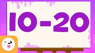 Guess the number, from 10 to 20 - Educational video to learn the numbers