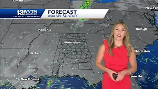 Hot and humid today ahead of scattered storm chances tonight